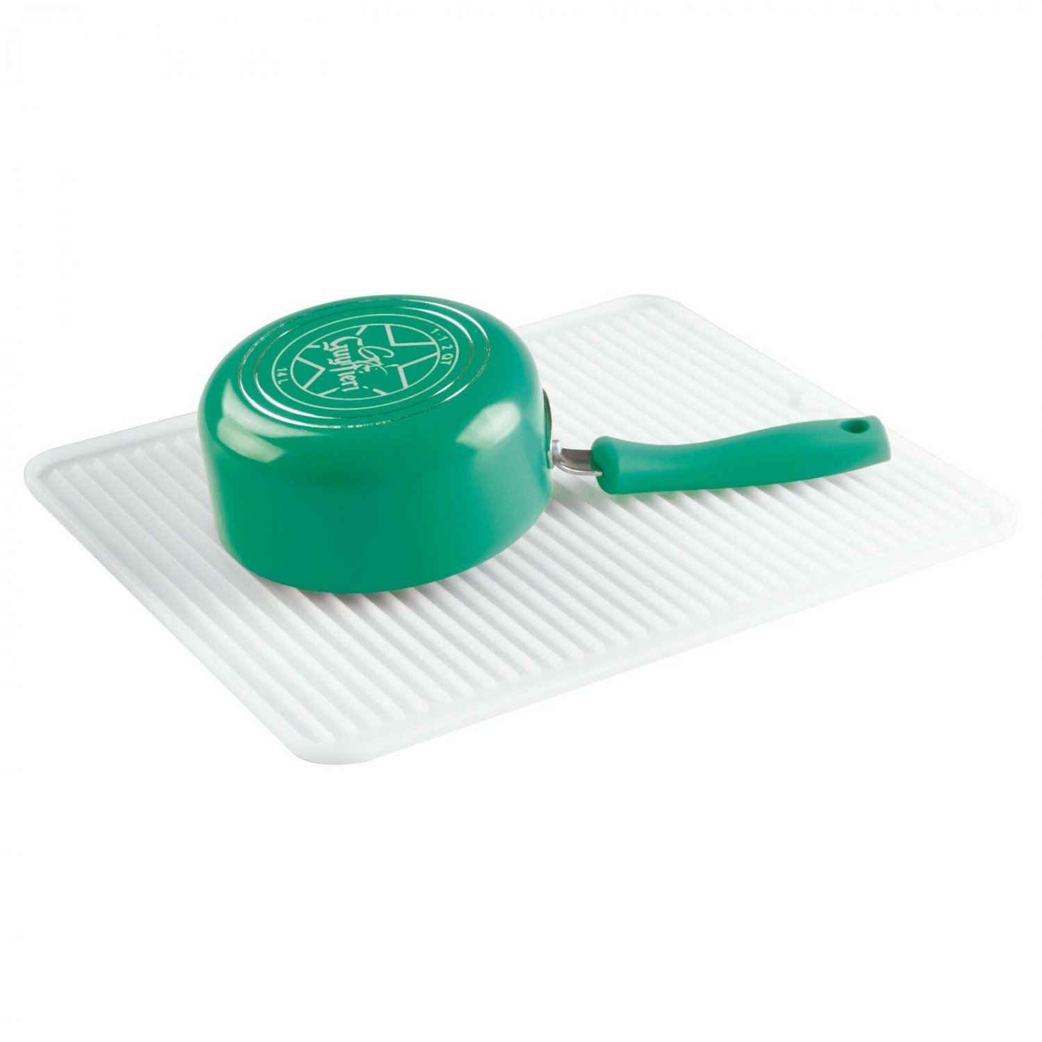 InterDesign Lineo Kitchen Countertop Silicone Sink Large