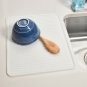 InterDesign Lineo Kitchen Countertop Silicone Sink Large