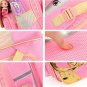 Efree Cute Cat Face Bow Diamond Bling Waterproof Pink School Backpack Girls B...