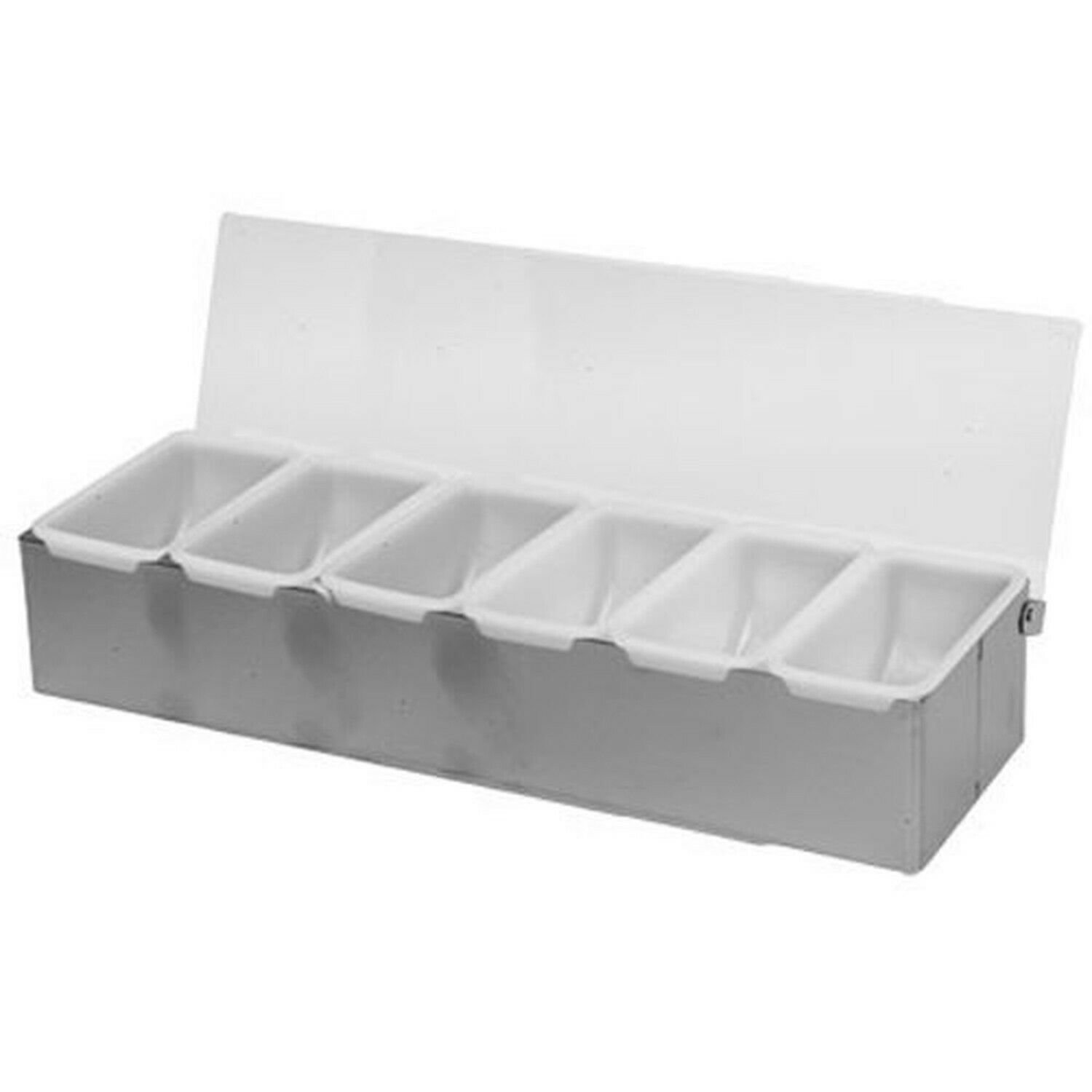 Winco 6 Comp Condiment Dispenser 1