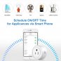 Smart Plug 2 Pack Wi-Fi Enabled Mini Smart Socket Compatible with Amazon Alex...