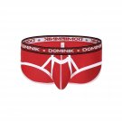 Dominik Cotton Boxer Briefs Underwear, Mens, 9 Colors Large Fiery Red