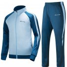 Men's Outdoor 2 Piece Jacket Pants Track Suit Sport Sweat Suit Set Medium