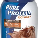 Pure Protein Powder, Whey, High Protein, Low Sugar, Gluten Free, Rich Chocola...