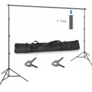 Emart 10 x 12ft (H X W) Photo Backdrop Stand Kit, Adjustable Photography Vide...