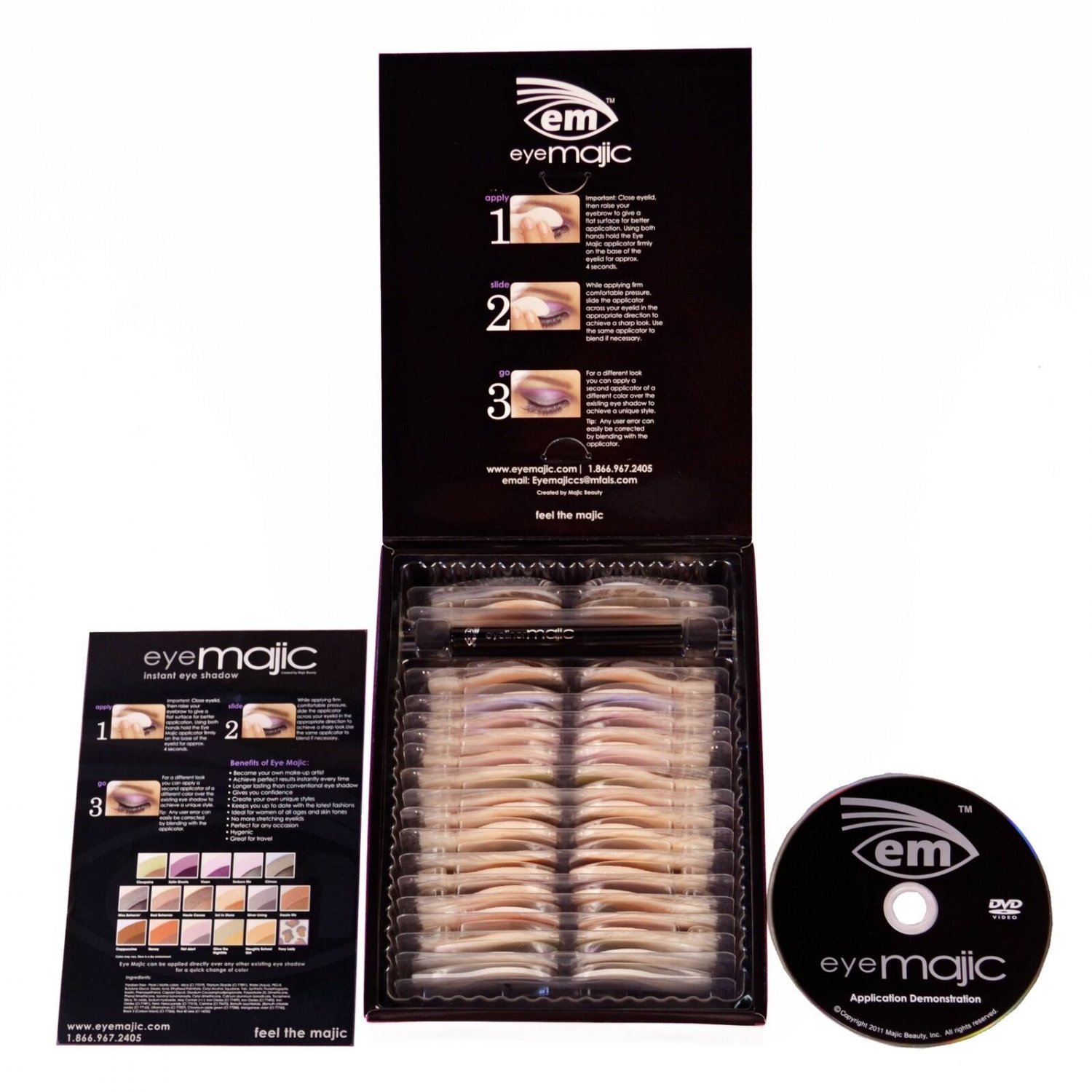 Eye Majic Select 16 Eyeshadow Application Variety Pack