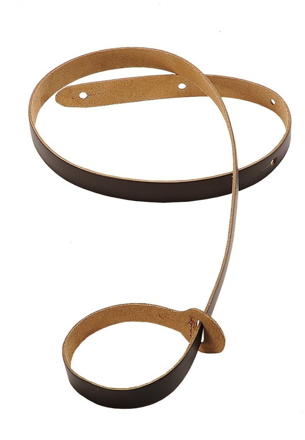 Levy's Leathers M19-DBR Leather Mandolin Strap,Dark Brown Dark Brown