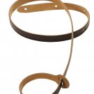 Levy's Leathers M19-DBR Leather Mandolin Strap,Dark Brown Dark Brown
