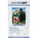 Wonderart Cozy Cabin Latch Hook Kit, 15" x 20" Cozy Cabin 15 X 20