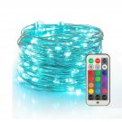 YIHONG Fairy Lights USB Plug-in String Lights with RF Remote 33ft Twinkle Lig...