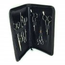 Hair Art Scissor Case Silk Finish Holds 6 Shears