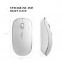 JOYACCESS Wireless Keyboard and Mouse Combo,Slim Wireless Keyboard Mouse with...