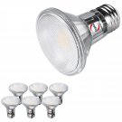 Explux Classic Full-Glass PAR20 LED Flood Light Bulbs, Dimmable, 3000K Bright...