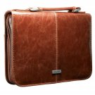 Classic Bible / Book Cover w/ "Faith" Badge (Large / Brown) Large