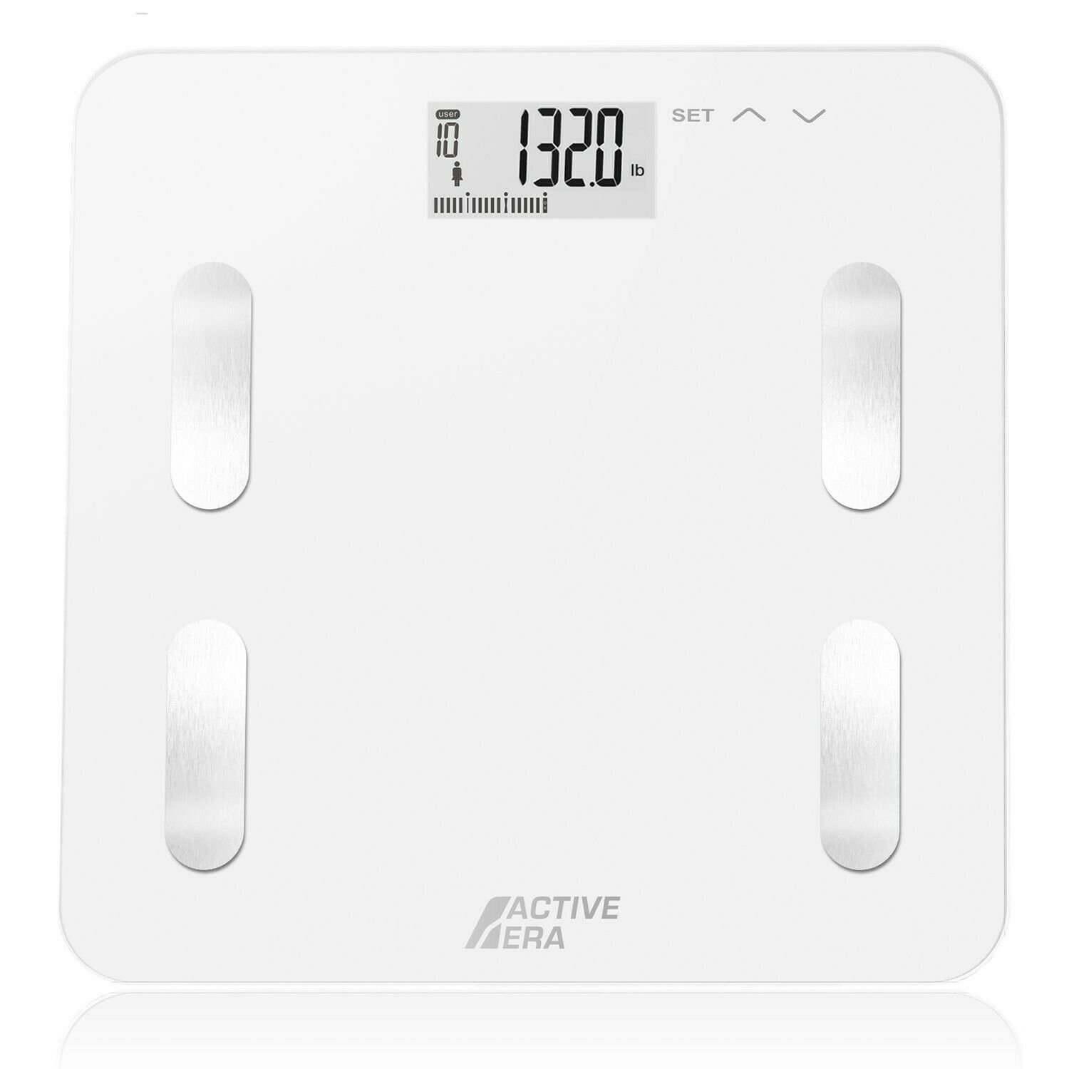 Active Era Digital Body Weight Bathroom Scale - Body Fat Analyzer with BF%, B...