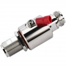 Lightning arrestor N Female to N Female Bulkhead Coaxial WiFi Lightning Surge...