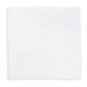 SelectedStyle 100% Pure Silk Pocket Square Solid Color White