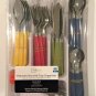 Mainstays 48-Piece Flatware Set, Multi-Colored