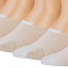 Fruit of the Loom Men's Invisible No Show Breathable Liner Socks (4 Pack)