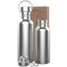 TRIPLE TREE Stainless Steel Water Bottle 34/30/26/17oz 18/8 for Cyclists, Run...