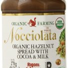 Rigoni Di Asiago Nocciolata Organic Hazelnut Spread, Cocoa and Milk, 9.52 Oun...