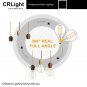 CRLight 2W LED Candelabra Bulb 25W Equivalent Warm White 2700K 250LM, Dimmabl...