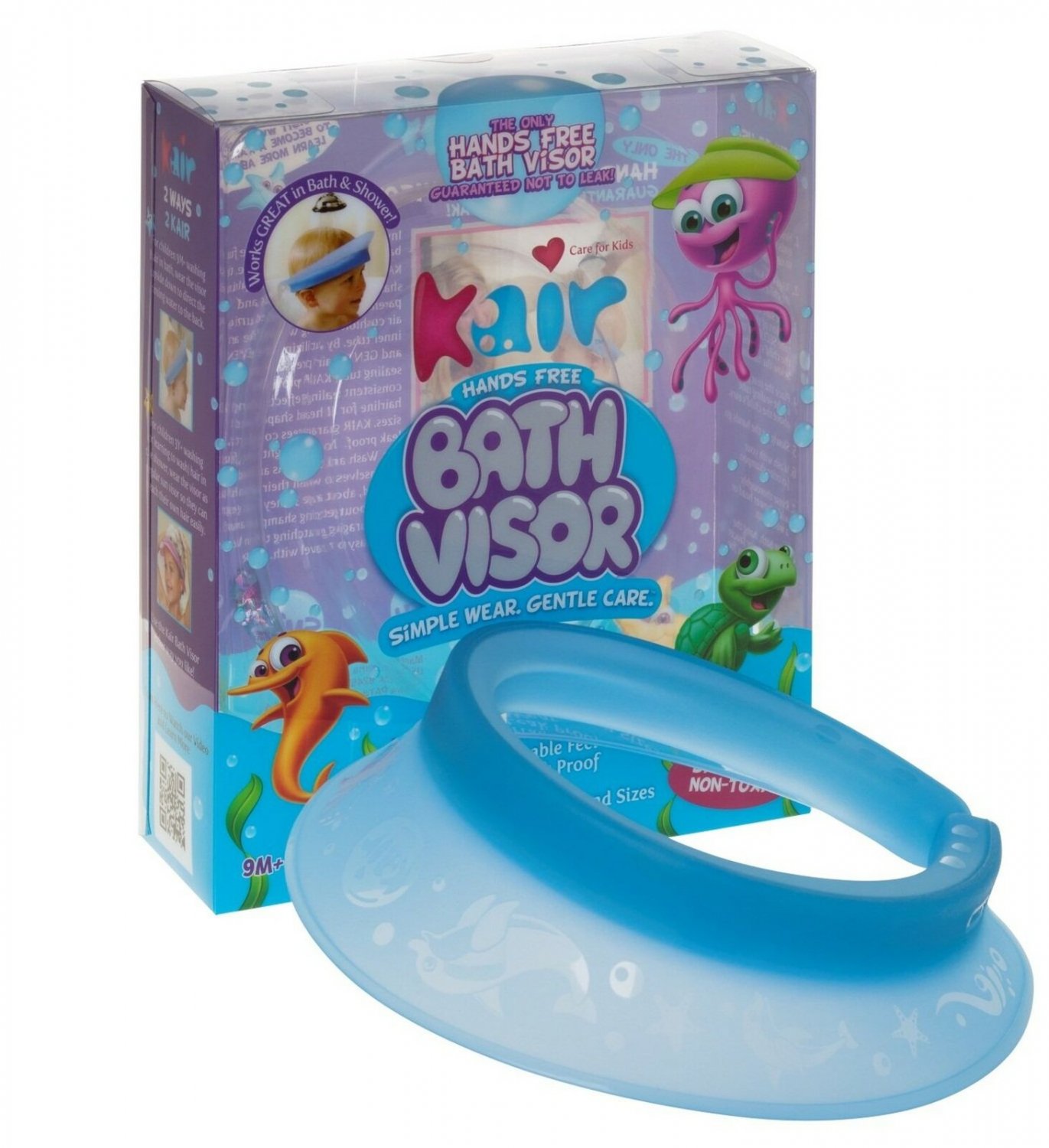 Kair Air Cushioned Bath Visor, Blue