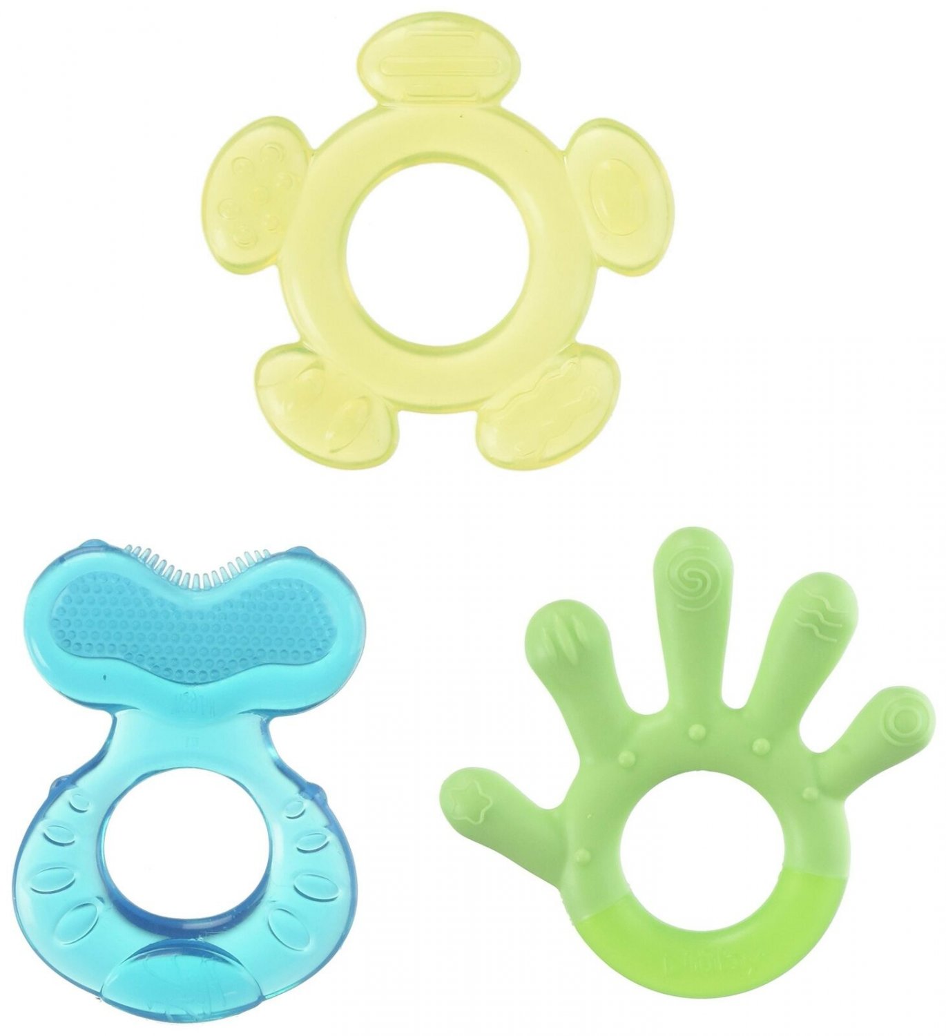 Nuby 3 Step Soothing Teether Set, BPA Free - Colors may vary. Multi