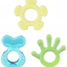 Nuby 3 Step Soothing Teether Set, BPA Free - Colors may vary. Multi