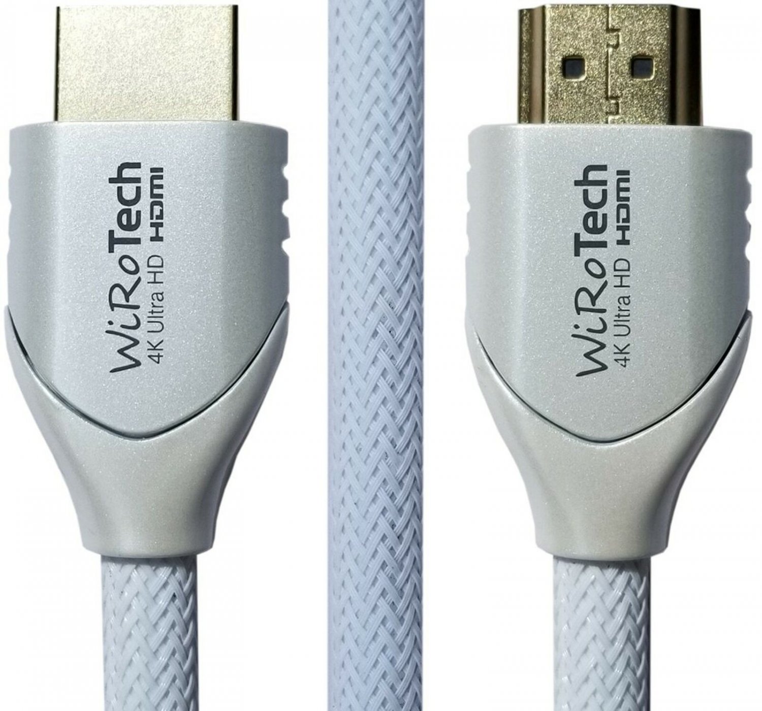 White HDMI Cable 15ft - HDMI (4K, 60Hz, HDR) Ready - Braided Cable - High Spe...