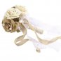 Faylapa Rustic Wedding Bouquet Burlap Flower Bouquets 1 Rustic Bouquet