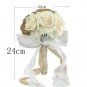 Faylapa Rustic Wedding Bouquet Burlap Flower Bouquets 1 Rustic Bouquet
