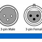 Dmx Cable 5PCS 6.5ft /2m long xlr dmx 512 Cable dmx 3Pin True male to female ...