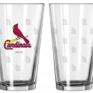 Boelter Brands 133952 St. Louis Cardinals Glass Pint Satin Etch 2 Piece Set O...