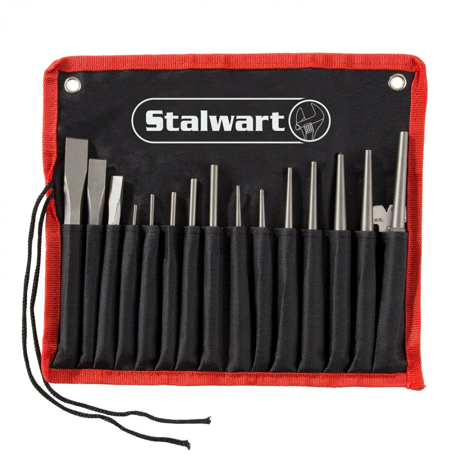 Punch And Chisel Set, 16 Pieces- Includes Taper Punches, Cold Chisels, Pin Pu...