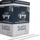 Crystalware Plastic Straws Individually Wrapped 7 3/4 Inches, Approx. 500 Str...