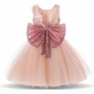 Toddler/Little/Baby Girls Sequin Tulle Embroidered Elegant Tutu Backless Dres...
