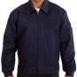 Men's Mechanics Jacket with Quilted Lining a Zip Up Work Coat XX-Large Navy