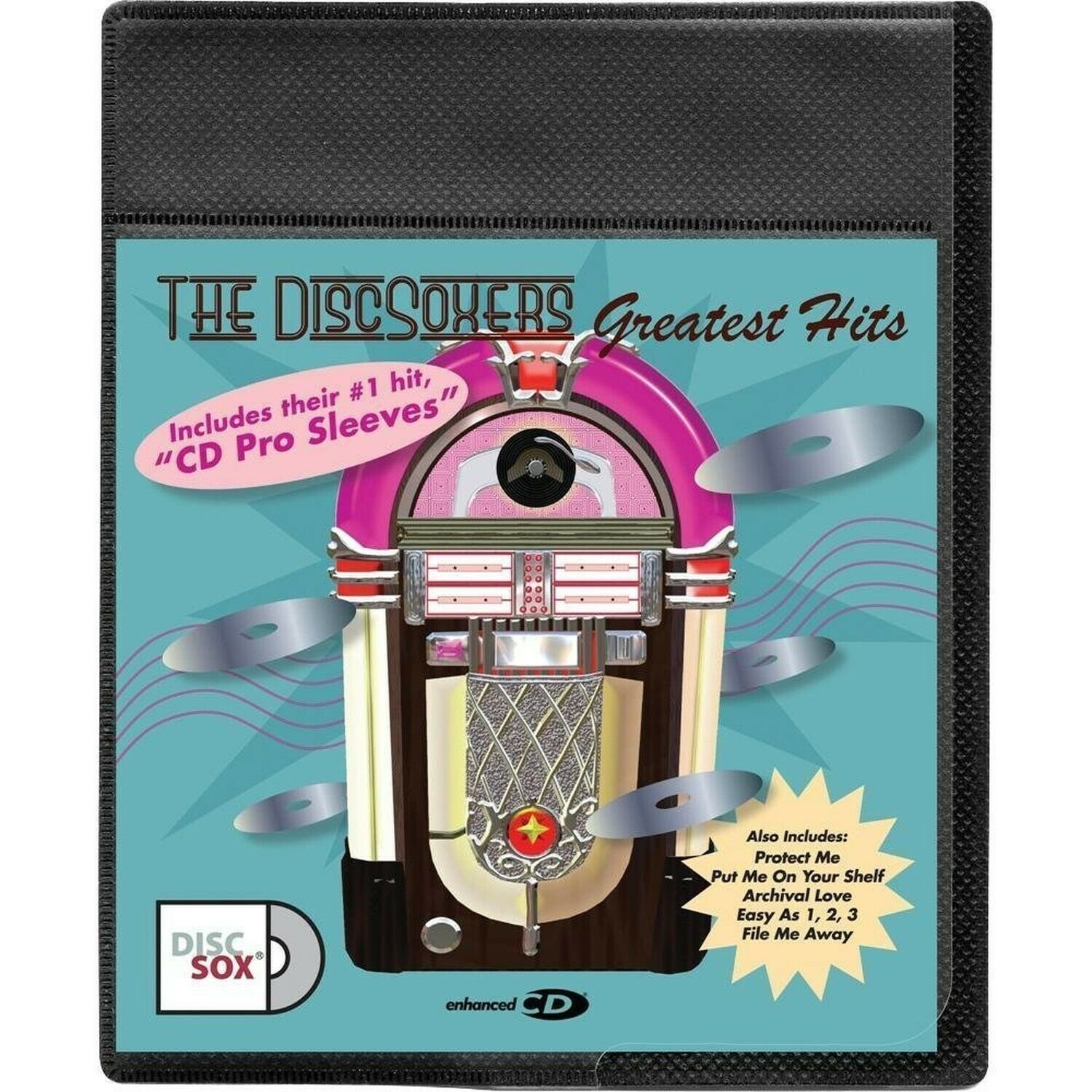 DiscSox CD Pro Sleeves - 25-Pack - 25PCDPP