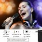 GEARDON Wireless Microphone 48 Channel Dynamic UHF Cordless Vocal Microphone ...