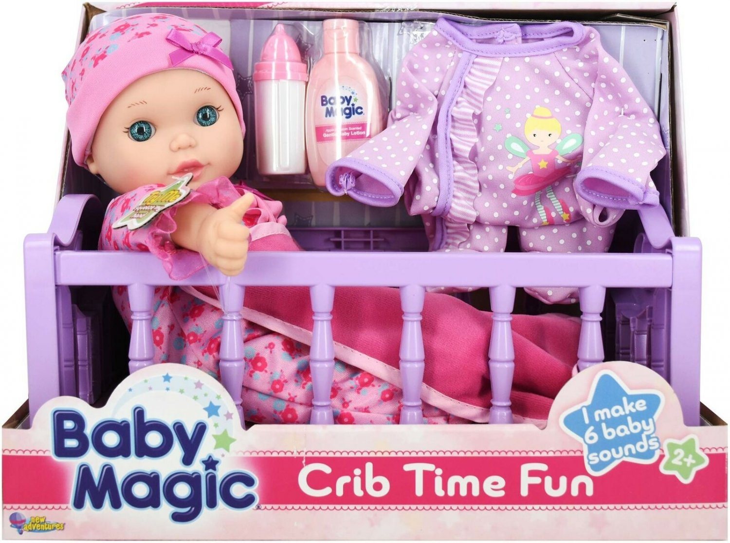 Baby Magic Crib Time Fun Caucasion