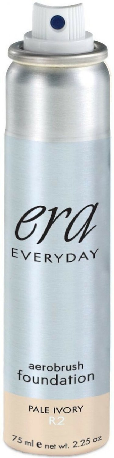 ERA Everyday Aerobrush Foundation Makeup, R2 Pale Ivory, 2.25 Ounce