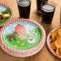 Disposable Plates - 80-Count Paper Plates, Farm Animals Party Supplies for Ap...