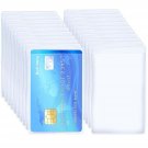 BronaGrand 20pcs Transparent Vertical ID Credit Card Holder Business Card Pro...