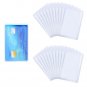 BronaGrand 20pcs Transparent Vertical ID Credit Card Holder Business Card Pro...