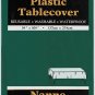 Unique Industries Forest Green Plastic Tablecloth, 108" x 54"