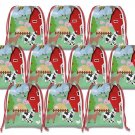 Farm Animals Barnyard Drawstring Bags Kids Birthday Party Supplies Favor Bags...