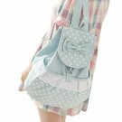 Kawaii Backpack Canvas Cute Polka Dot Bow Lace Bookbags Schoolbag Satchel Sch...