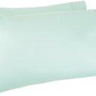 AmazonBasics 400 Thread Count Pillow Cases  - Standard, Set of 2, Seafoam Green