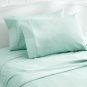 AmazonBasics 400 Thread Count Pillow Cases - Standard, Set of 2, Seafoam Green
